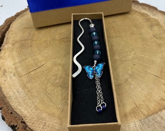 Blue Butterfly Bookmark