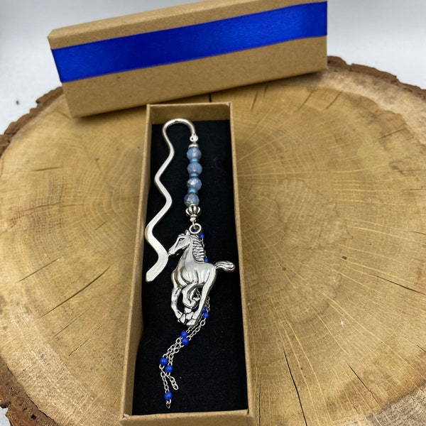 Silver Horse Bookmark