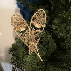 Snowshoe ornaments