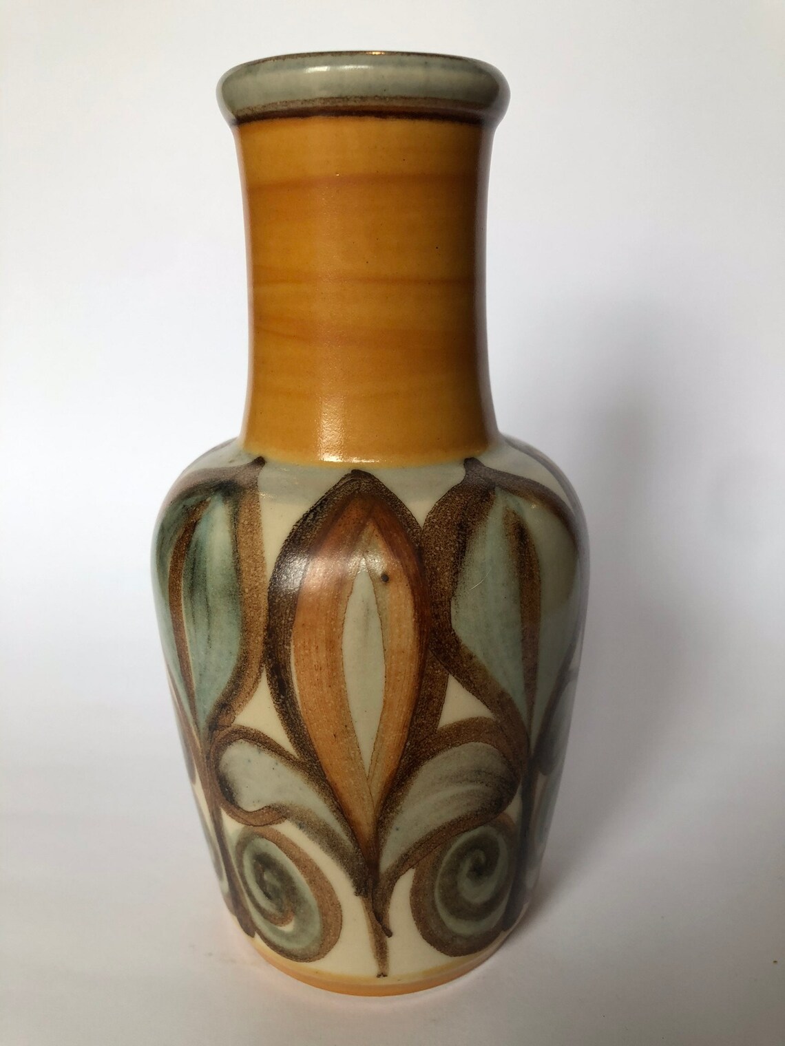 Langley Pottery Studio Vase by Glyn Colledge Soraya Pattern Etsy