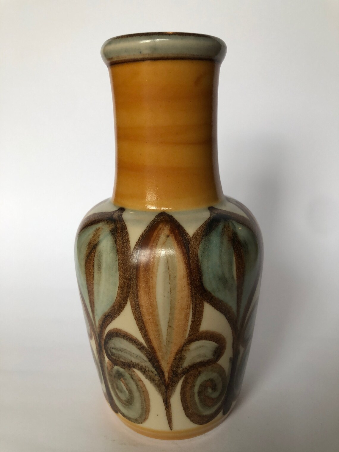 Langley Pottery Studio Vase by Glyn Colledge Soraya Pattern Etsy