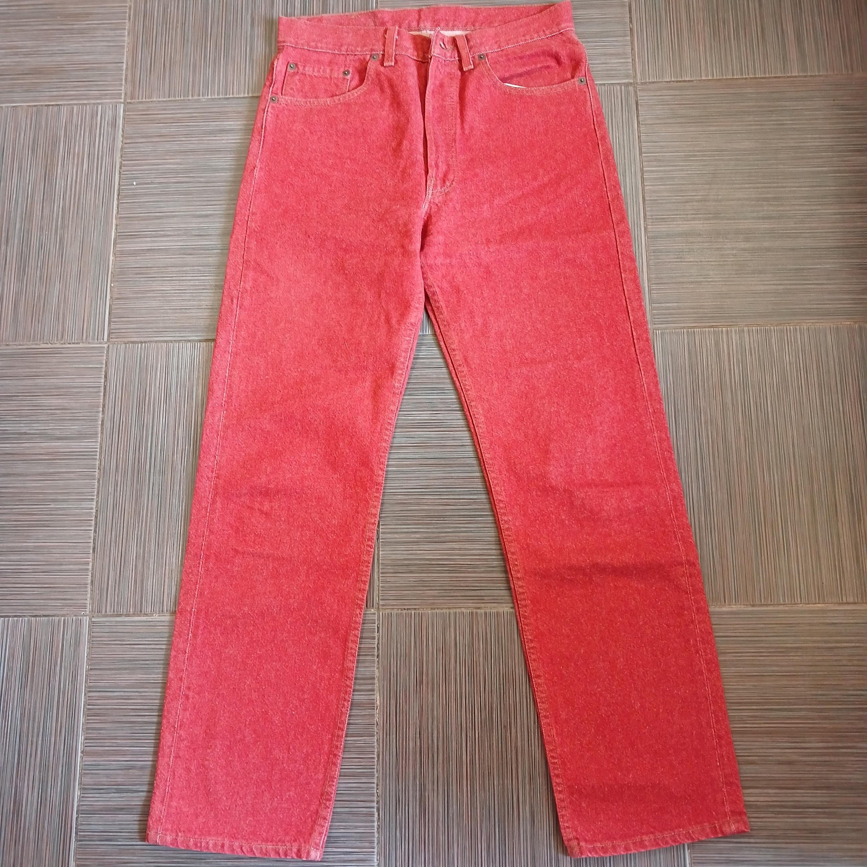 vtg 1993 Levis 501 jeans color terracotta W31 L30