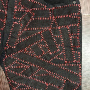 Jeans fatti a mano con toppe W36L29 skinny custm