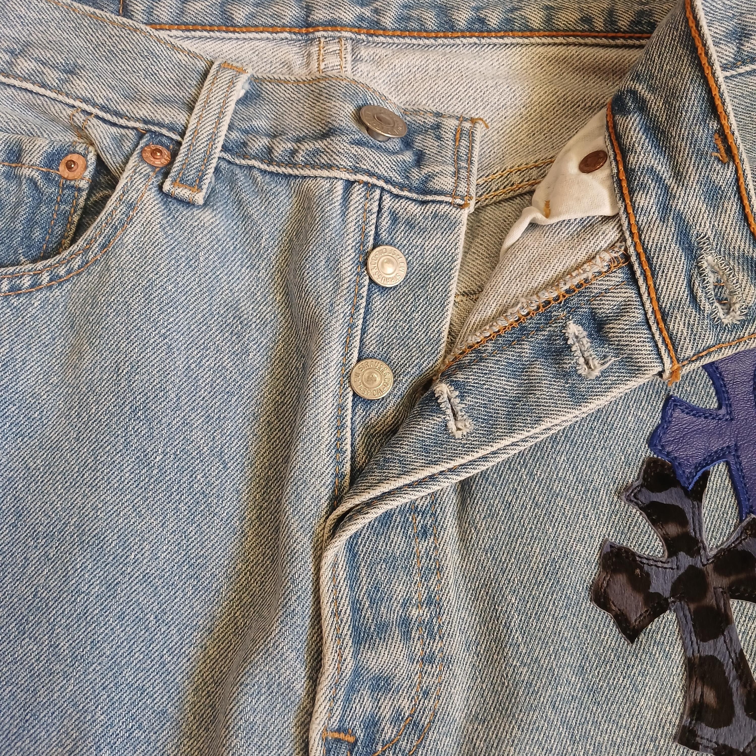 ヴィンテージ リーバイス 501 オリジナル ライトブルー ジーンズ