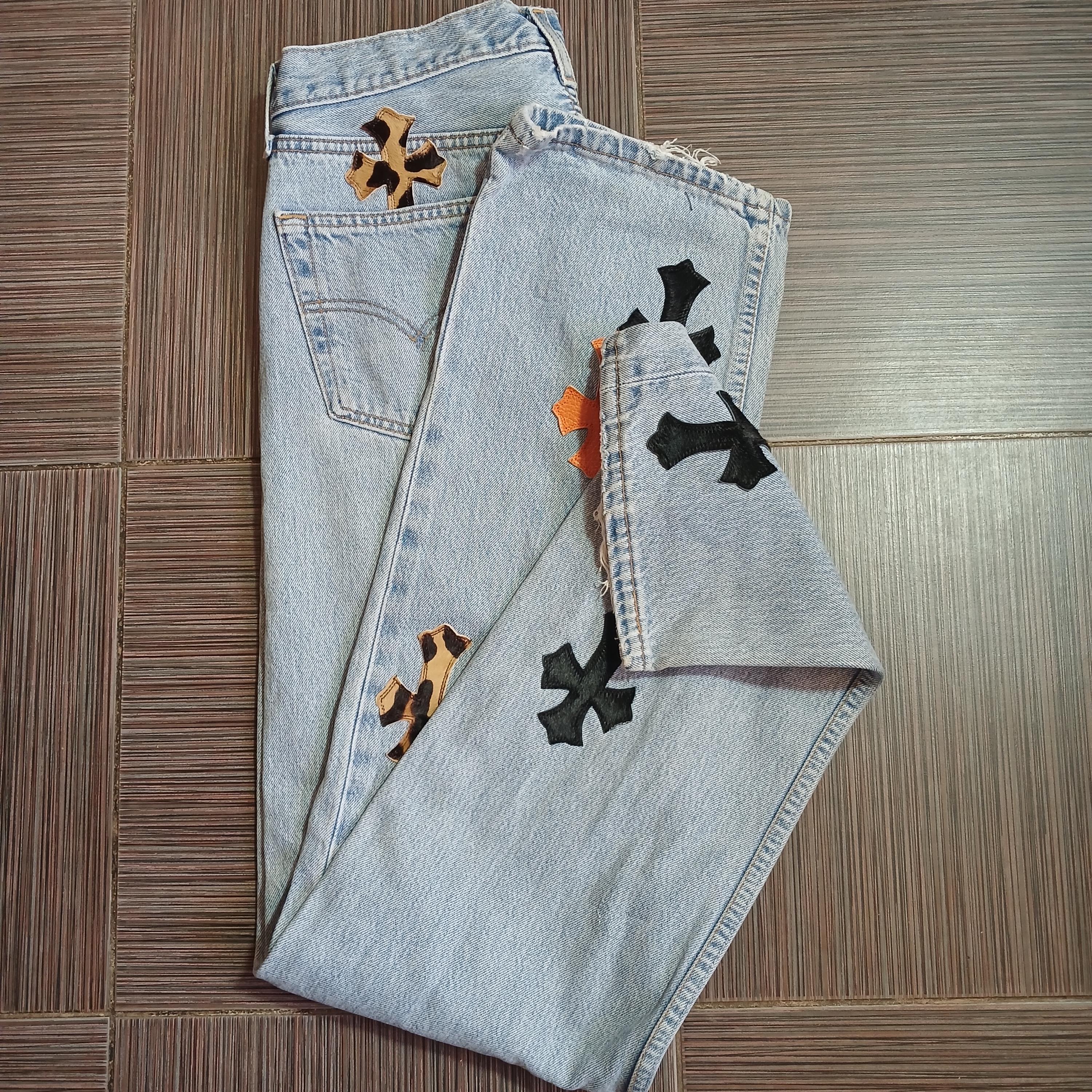 Chrome hearts denim jeans - Etsy 日本