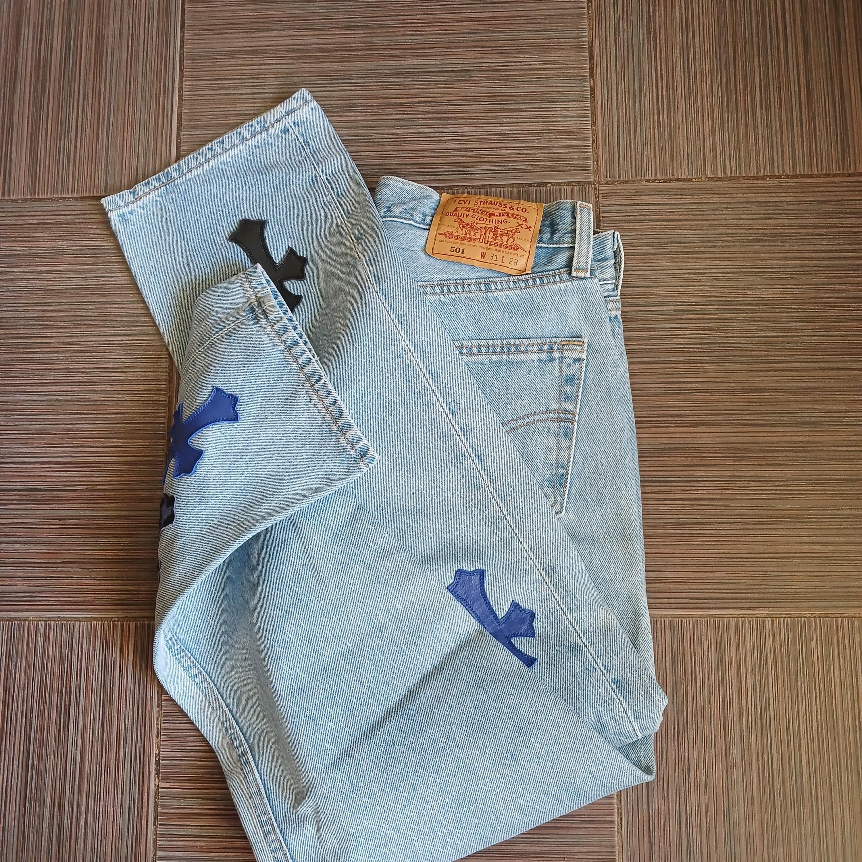ヴィンテージ リーバイス 501 オリジナル ライトブルー ジーンズ