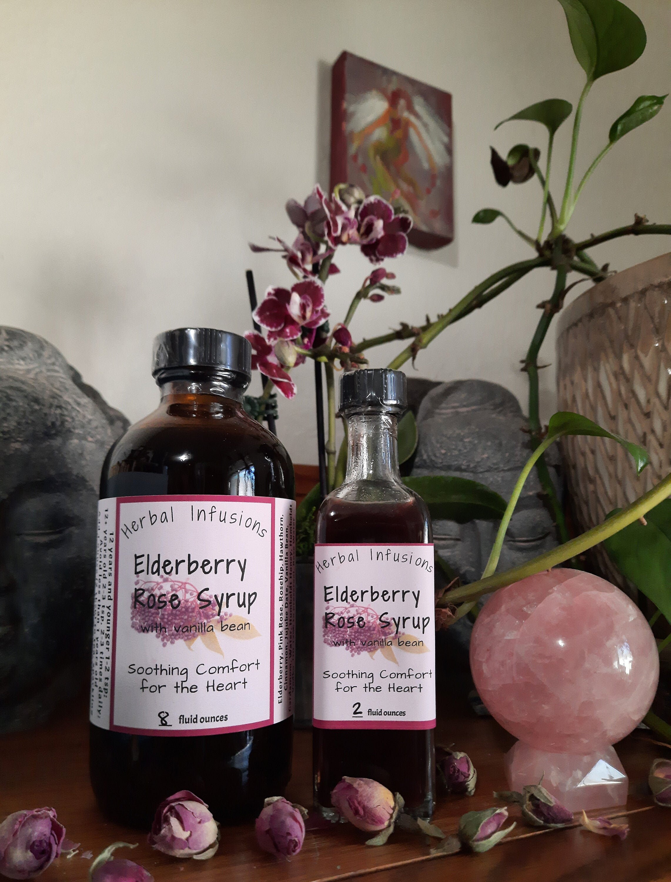 Elderberry Rose Syrup Etsy