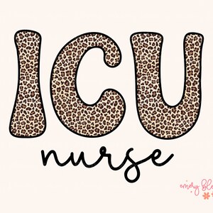 ICU Nurse PNG Digital Design Download, Retro Sublimation Nurse PNG, Boho Nurse T Shirt Design, Print File for Nurses, Healthcare Png