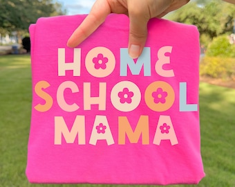 SVG de mamá que educa en casa, PNG de mamá que educa en casa, PNG religioso, PNG de ministerio, PNG bohemio, PNG floral, PNG de maestra, PNG de mamá cristiana, PNG colorido, manualidades