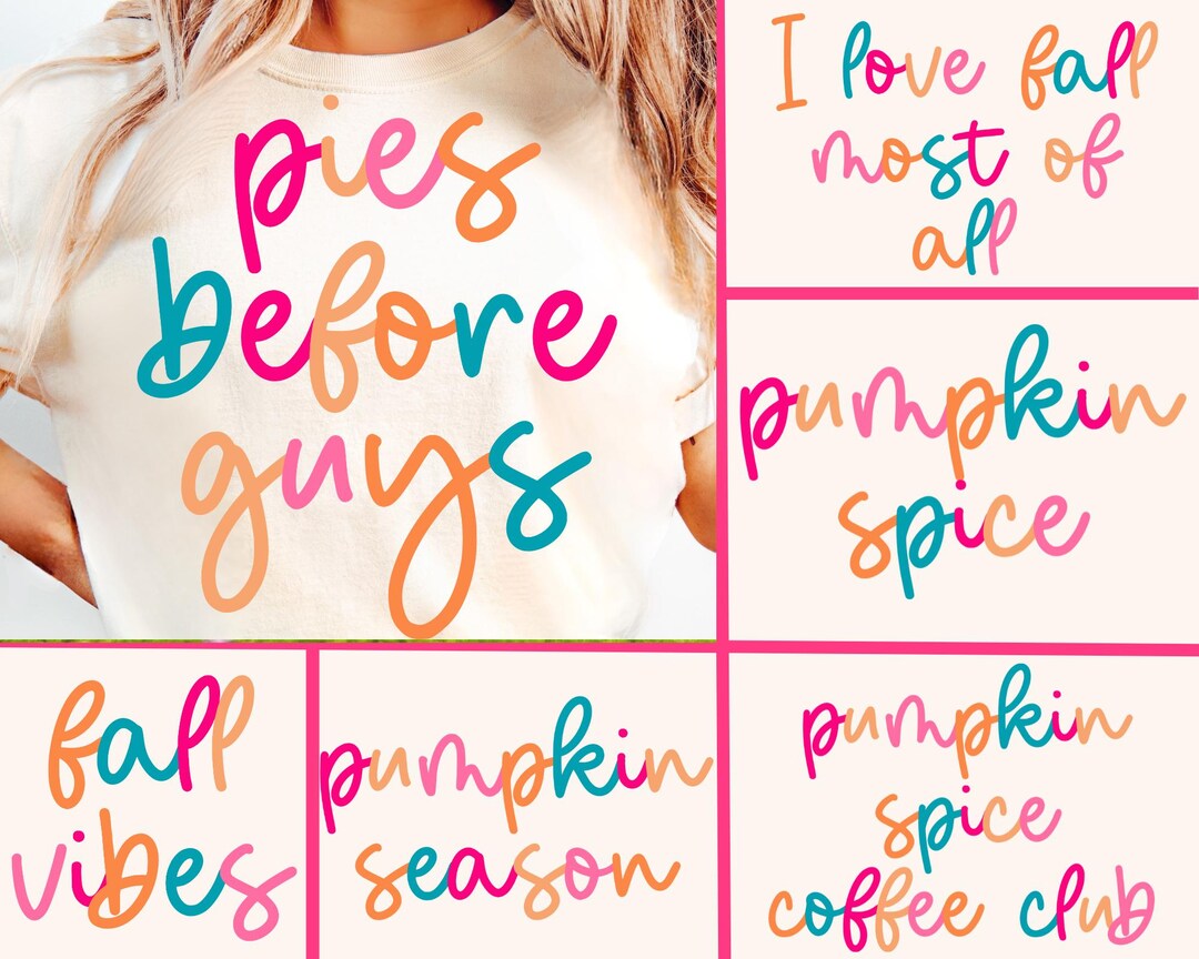 Trendy Fall Bundle Png, Fall Vibes Png, Pumpkin Spice Coffee Club Png ...