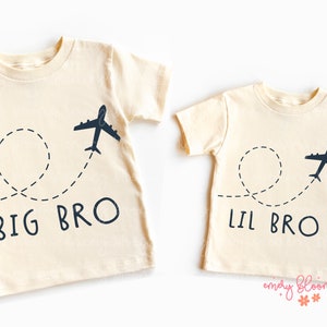 Sibling PNG Flugzeug Großer Bruder, Kleiner Bruder Bundle PNG, Digitale Datei, Passende Familie Shirts Png, Schwangerschaftansage Design