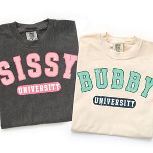 Bubby University PNG, Sissy University Png, Big Bro PNG, Sibling Crew Png, Lil Sis, Pregnancy Announcement, New Baby Png, Baby Brother