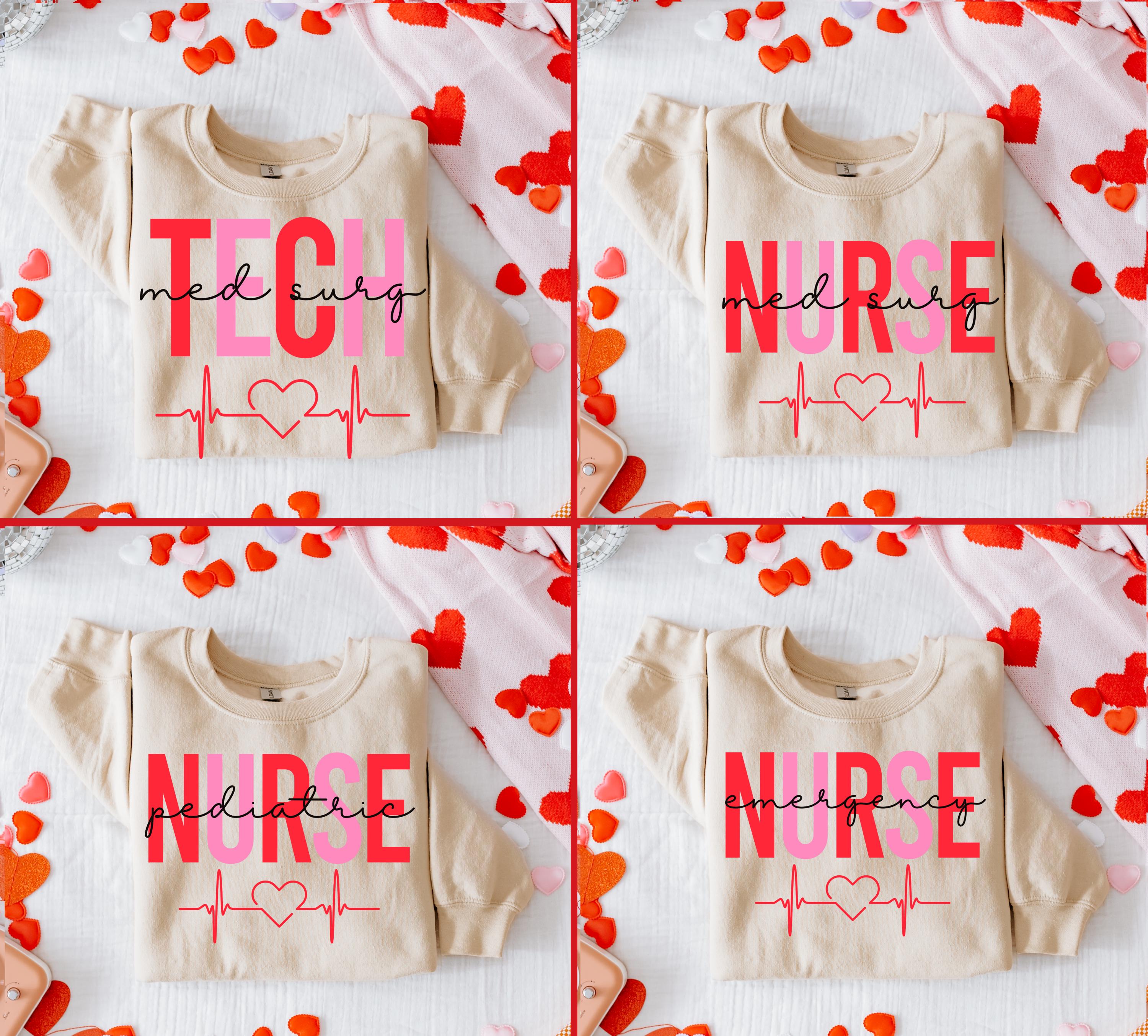 Valentine's Day SVG Bundle, Nurse Valentine Png, Love Png, Vday Png ...