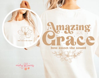 Amazing Grace PNG, Frente e Verso, PNG com temática religiosa, PNG cristã, Citações, PNG moderna, PNG estilo preppy, PNG millennial, PNG bíblica