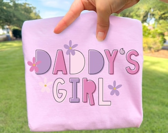 Daddy's Girl PNG, Retro Png, Little Girl Png, Shirt Png, Toddler Png, Kids Png, Preppy Png, Floral Png, 90s, Girly Png, Flowers Png, Craft
