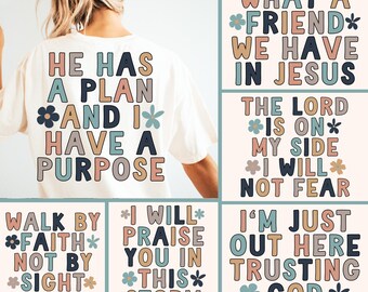 Christian PNG Bundle, Faith-Based PNG, Religious Png, Floral Png, Quotes & Sayings, Trendy Png, Preppy Png, Millennial Png, Biblical Png