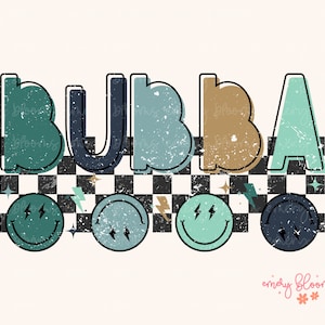 90s Retro Sibling Bubba PNG, Boy Smiley Grunge T Shirt PNG, Sibling, New Baby Announcement, Sublimation, Digital Download