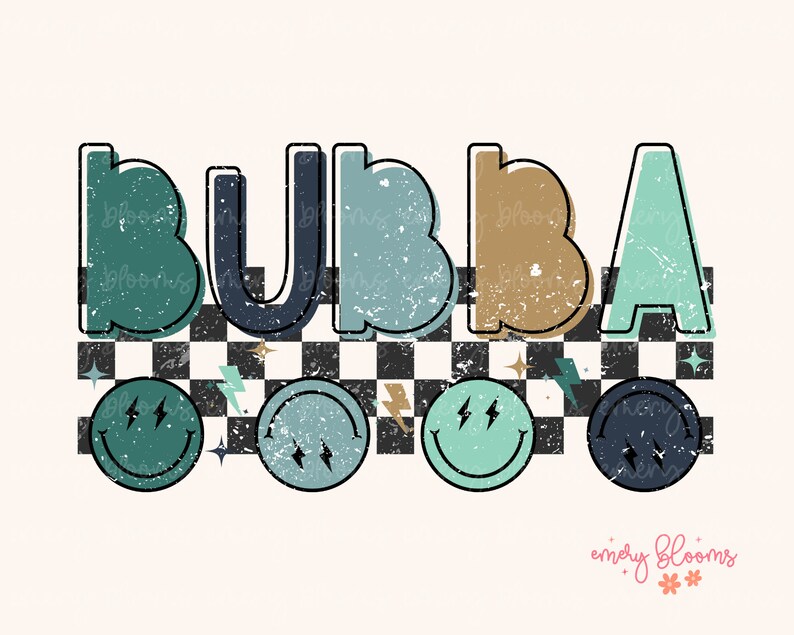 Bubba PNG, Kids Png, Boy Png, Toddler Png, Checkered Png, Sibling Png ...