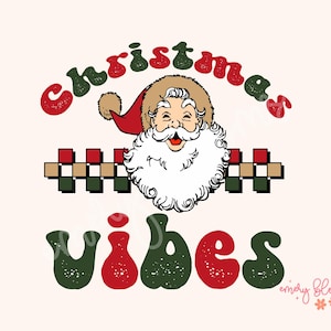 Retro Santa PNG Retro Christmas Png Santa Baby Png Groovy Christmas Png Vintage Cute Merry Christmas Sublimation Christmas vibes