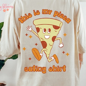 This is my Pizza Eating Shirt PNG Sublimation Digital Design Download, Pizza Sayings, Retro Pizza Png, Groovy Pizza Shirt Tee Design, DTF