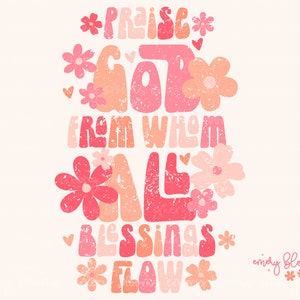 Retro christliche Sublimation PNG digitales Design, DTF christlicher Png, religiöses florales christliches Hemd Design, Jesus Png, Bibel-Vers Png