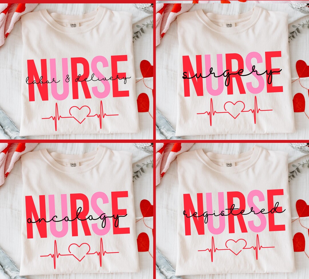 Valentine's Day SVG Bundle, Nurse Valentine Png, Love Png, Vday Png ...