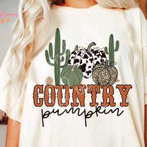 Western Fall Thanksgiving PNG, Country Pumpkin, Lightning Vintage Cowboy Png, Fall Sublimation Design, Fall Screen Print Design, Pumkin png