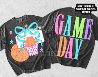 Basketball PNG, School Spirit PNG, Mascot PNG, Game Day Png, Preppy Png, Trendy Png, Sports Png, Glitter Png, Neon Png, Craft Design, Mama