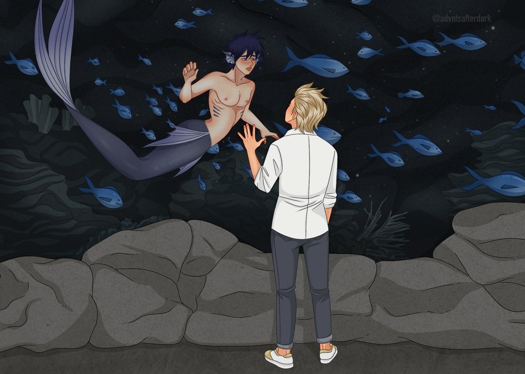 Miritama Trapped Merman - Etsy
