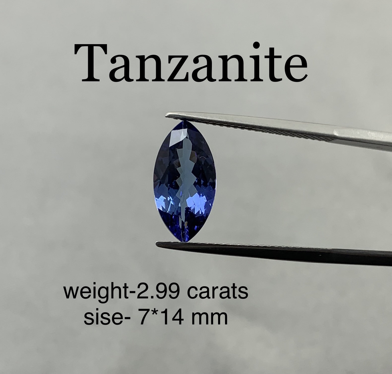 best for jewellery customisation Natural Faceted Tanzanite heart from Tanzania in AAA quality size-9*9 mm weight-2.95 carats
