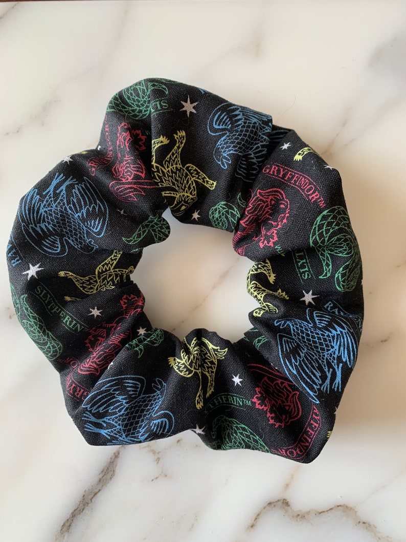 Harry Potter Pet Bandana Dog Cat Scrunchie set Foulard Animaux Chien Chat Harry Potter set chouchou