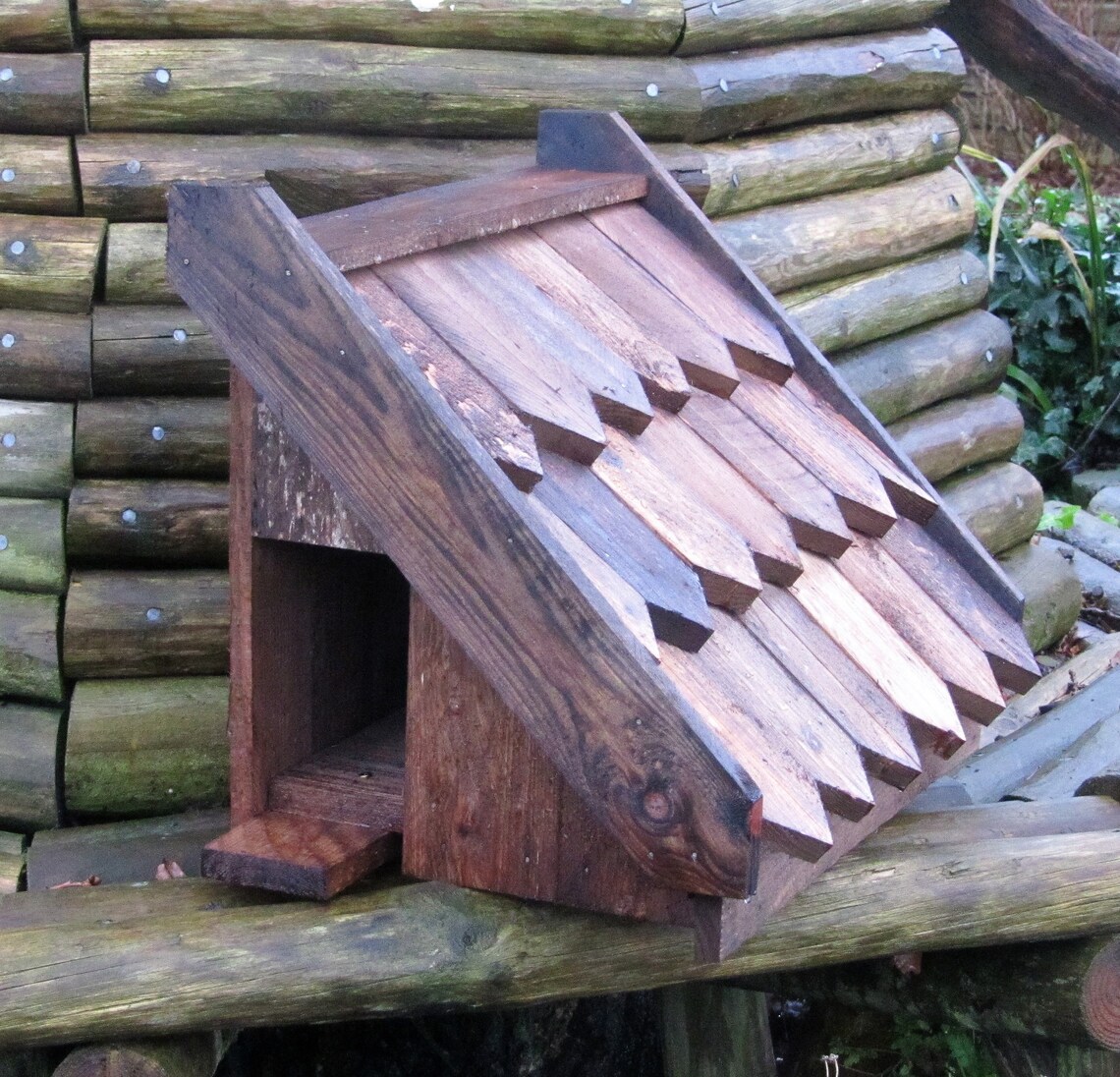 Dovecote dove cote for one pair doves. Wall Mounted. Rustic. Etsy