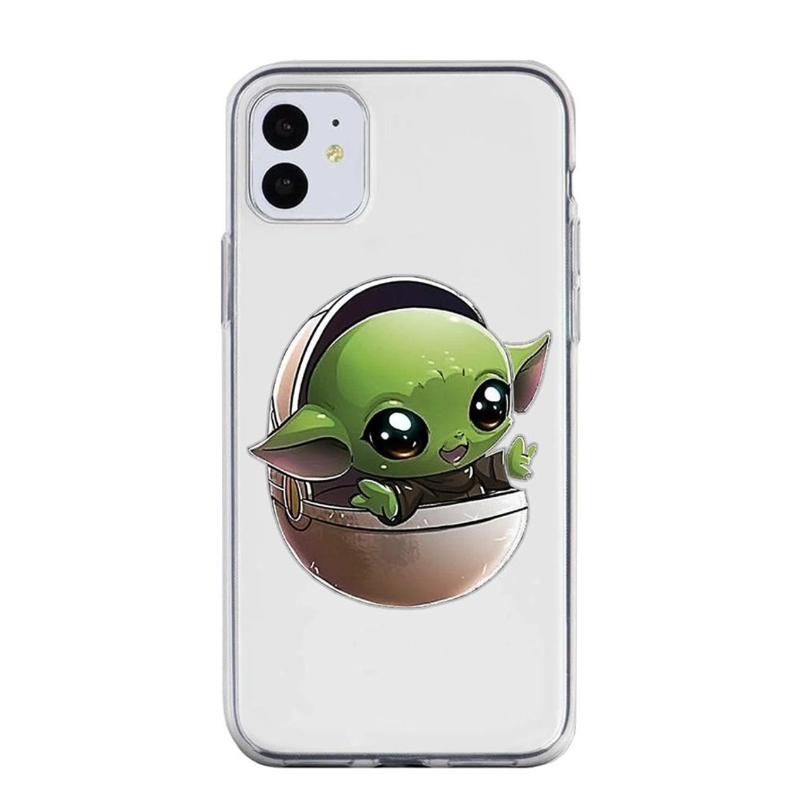Baby Yoda Phone Case Cute Lovely New Cover Transparent For Etsy