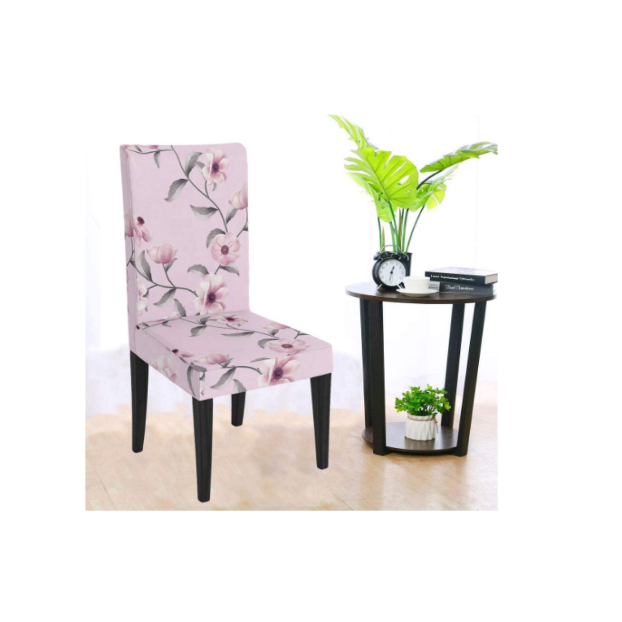 Stretchable Floral Printed Dining Chair Covers Elastic Chair Etsy