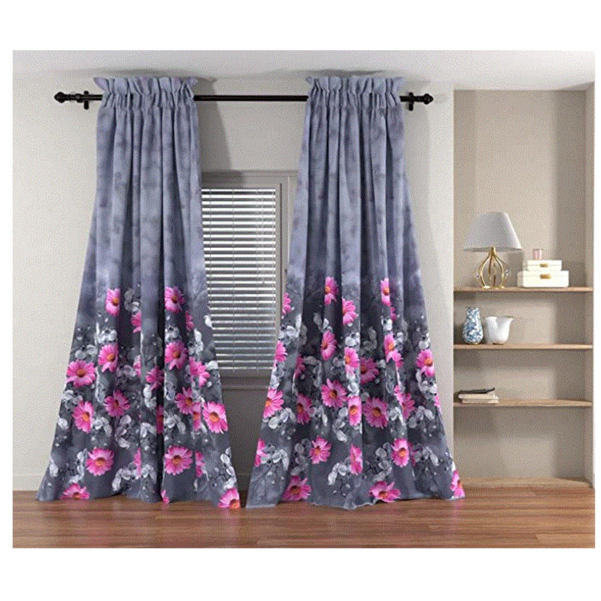 Digital Printed Blackout Curtains for Door Set of 2 Curtains Etsy