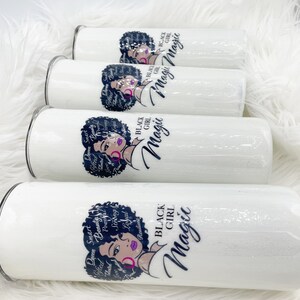 Black Girl Magic Wine Glass - Etsy