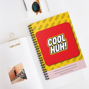 Cuaderno espiral genial, cuaderno rayado para introvertido, cuaderno de diario personal, rastreador de contraseñas, diario rayado para adolescentes, cuaderno de bocetos. ¡Genial, eh!