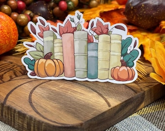 Fall Book Sticker