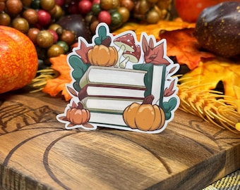 Cozy Fall Book sticker