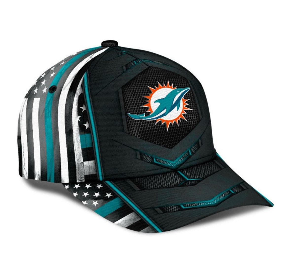 Miami Dolphins Metalic Light Hat NFL Miami Dolphins