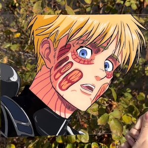 8x10 Plexiglass anime painting