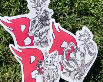 Beastars Stickers Bundle By Royroy Etsy