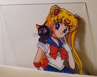 Peinture personnalisée en plexiglas anime