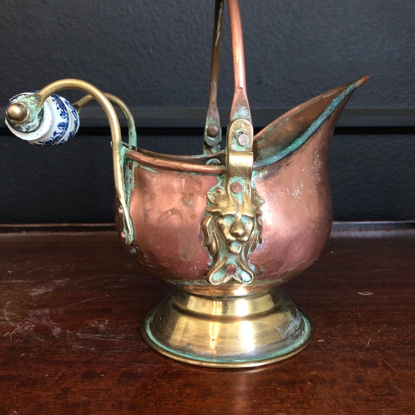 Delft Handle Scuttle Etsy