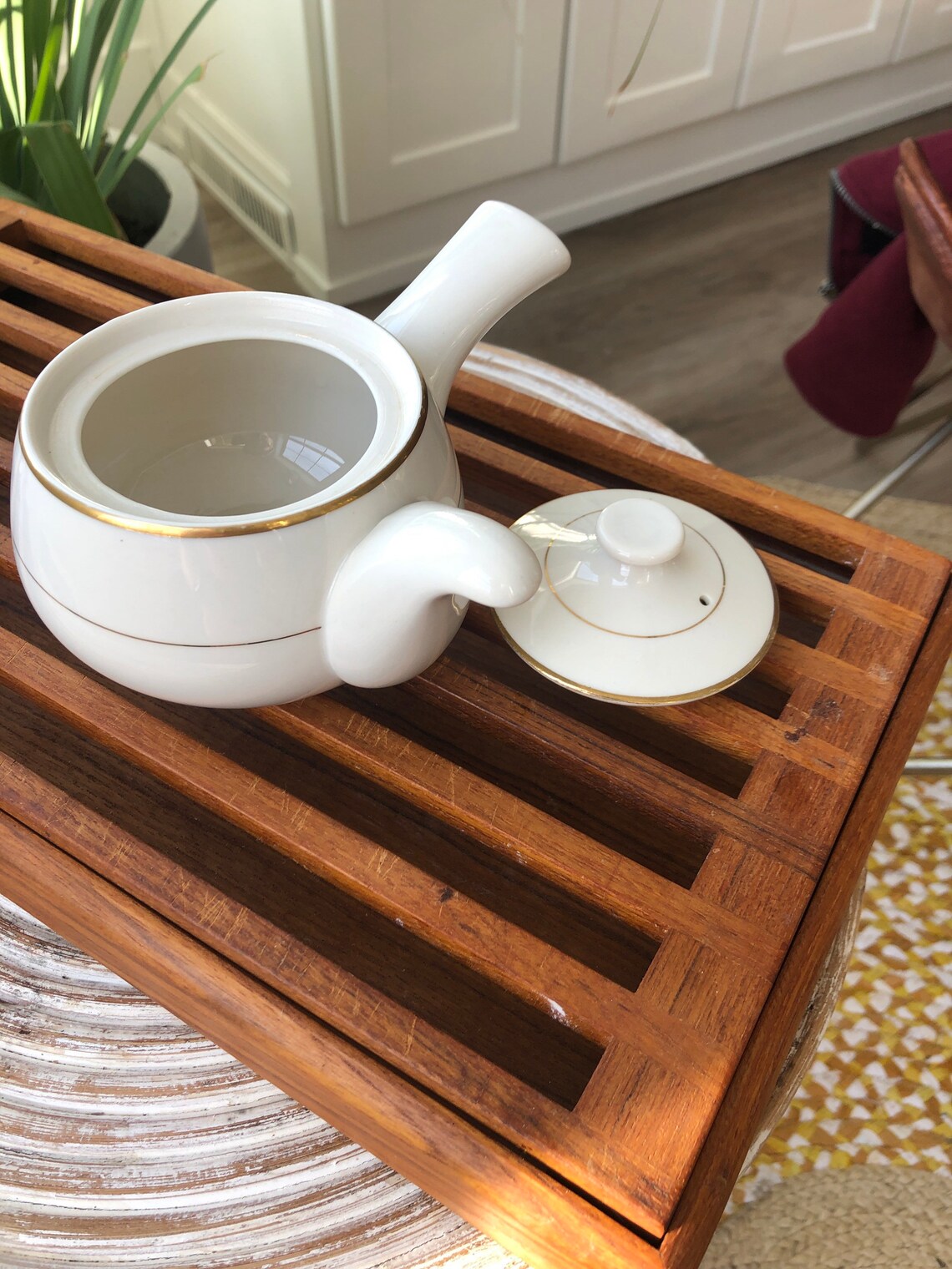 Japanese Hoya Side Handle Tea Pot by Akechi Etsy