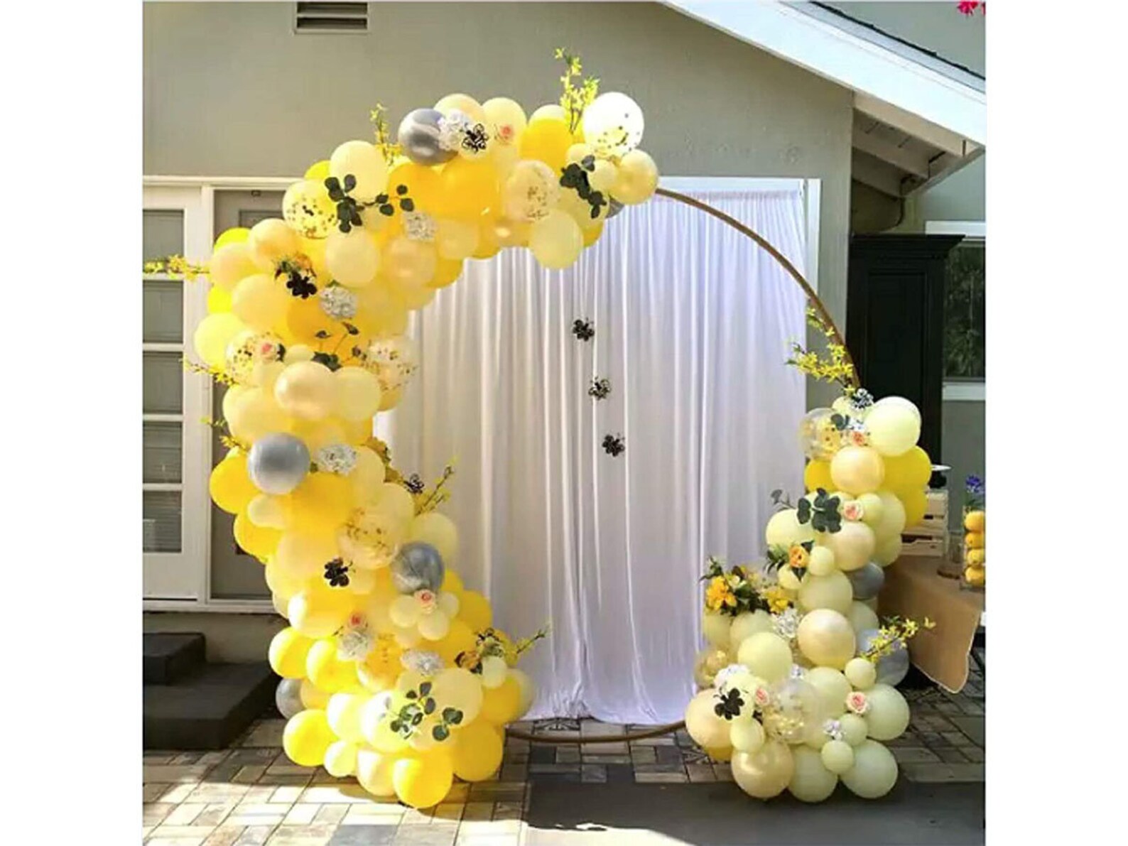 Yellow Balloon Garland Arch Kit102Pcs Honeybee Theme Confetti Etsy