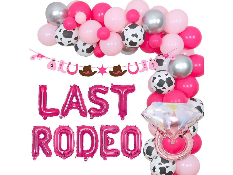 Western Theme Last Rodeo Bachelorette Party Decorations | Etsy