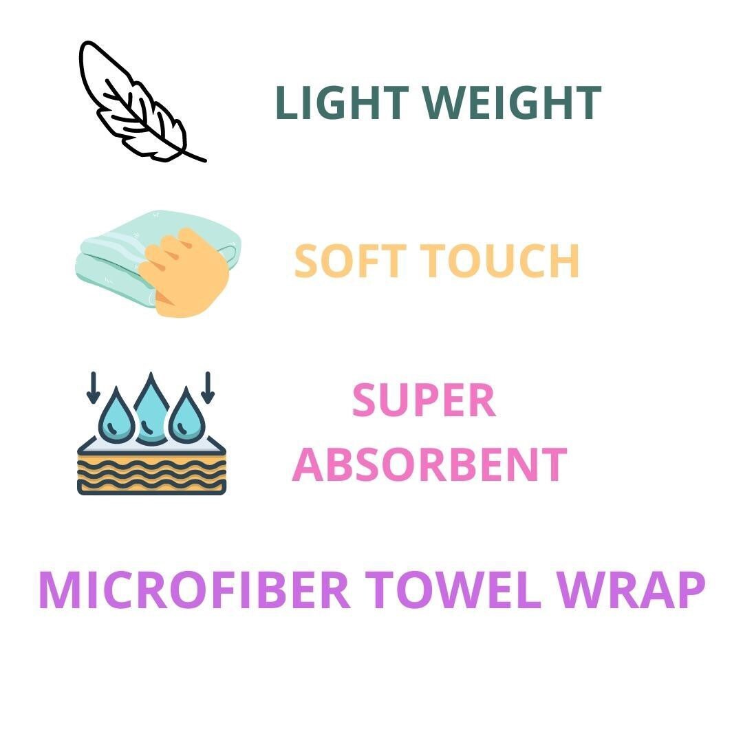 Hair Towel Microfibre Towel Hair Accessories Hair gifts Etsy