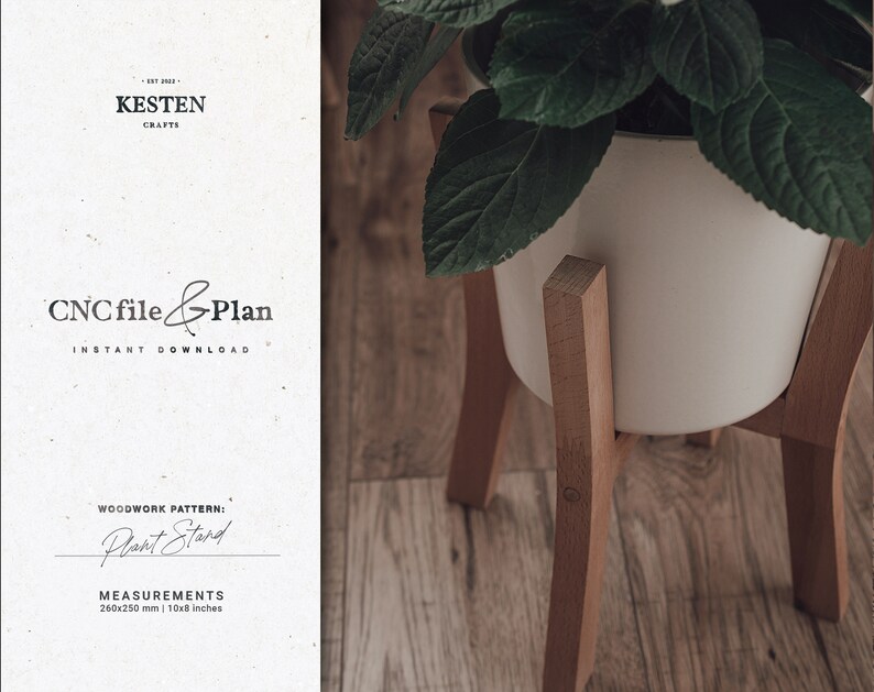 Plant Stand Cut Files | Flower Stand Scheme | Beginner Friendly Stand ...