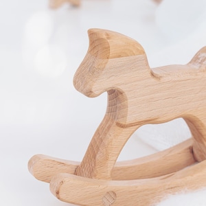 Christmas Rocking Horse Toy Plan | CNC Cut File for Wood | Festive Horse Decor svg dxf pdf | DIY Holiday Figurine | Instant Download